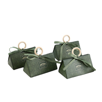 Boîte à bonbons de mariage chinois Beige vert Champagne chaud haut de gamme estampillé et en relief Style de dossier pour la boîte-cadeau de demoiselle d'honneur alimentaire