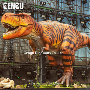 Dinosauro meccanico del metallo dell'attrezzatura <span class=keywords><strong>di</strong></span> divertimento del dinosauro <span class=keywords><strong>di</strong></span> T-Rex per le <span class=keywords><strong>scuole</strong></span> <span class=keywords><strong>di</strong></span> asilo nido degli aeroporti pubblici dei centri commerciali - Product Image 1