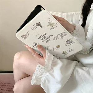 ภาพวาดสีน้ำมันการ์ตูน 360 °   เคสอะคริลิคแบบหมุนได้, ฝาครอบป้องกันรอยขีดข่วนสำหรับไอแพดแอร์ 4/5/6/7, ไอแพดโปร 11 นิ้ว, ไอแพด 10 - Product Image 2