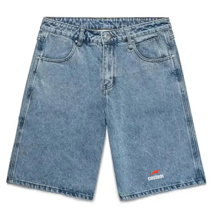 Shorts <span class=keywords><strong>en</strong></span> jean vintage personnalisés pour homme – Nouvelle collection été - Product Image 3