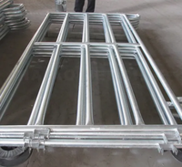 Panneaux de clôture pour bétail, chevaux et bovins, 4 pieds x 16 pieds, portables, en acier à 5 barres, écologiques, imperméables, avec service de modélisation 3D