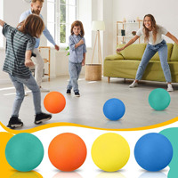 Ballons en mousse grand format, doux, non revêtus, silencieux, pour jeux de sport et de plein air