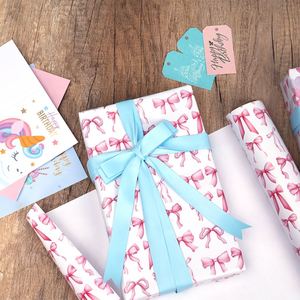 High Quality Wholesale 80g <b>Christmas</b> Coated <b>Paper</b> Tissue 43*300cm Gift Luxury Custom Birthday Packaging <b>Wrapping</b> <b>Paper</b> <b>Roll</b> - Product Image 3