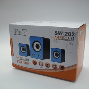 FT202 Mini Multimedia <b>Speaker</b> With Subwoofer USB <b>Wired</b> For Laptop Desktop Mobile Phone - Product Image 4