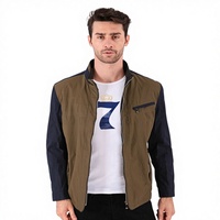 Service OEM, veste de mode pour homme de haute qualité, décontractée, imperméable, respirante, grande taille, fermeture éclair, polyester, fabriquée en Chine