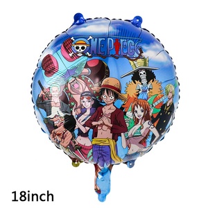 Dessin animé Anime <span class=keywords><strong>One</strong></span> Pieces Luffy <span class=keywords><strong>Film</strong></span> en aluminium jouet ballons, bateau pirate 18 pouces Luffy fête d'anniversaire pour enfants jouet ballons - Product Image 4