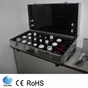 Portable LED <b>Suitcase</b> LED Test Kit LED Bulb Demo Case with Pulleys and Telescoping Rod - Product Image 4