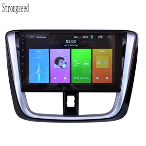 Strongseed ระบบ Android รถยนต์เครื่องเล่นวิดีโอย้อนกลับพร้อม Gps Navigator วิทยุ Dvd สำหรับ TOYOTA Yaris <span class=keywords><strong>VIOS</strong></span> 2014 <span class=keywords><strong>2015</strong></span> 2016 2017 - Product Image 2