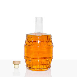 Bottiglia di <span class=keywords><strong>Gin</strong></span> in Vetro Nero Opaco da 750ml con Tappo in Sughero, Incisa, Vendita all'Ingrosso - Product Image 1