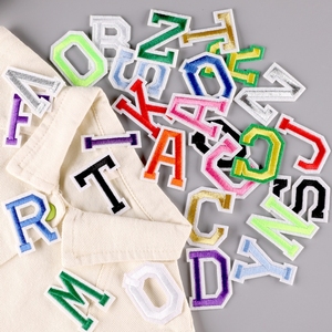 Parches Termoadhesivos con Letras del Alfabeto Inglés (A-Z), 26 Piezas, Estilo Art Deco, para Decorar y Reparar Chaquetas, Camisas, Gorras y Bolsos - Product Image 2