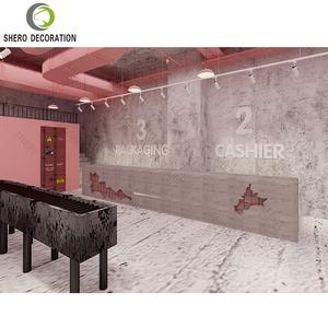 ตู้โชว์สีชมพูสองด้าน ออกแบบตามสั่งสำหรับร้านน้ำหอม เครื่องสำอาง แต่งหน้า และการออกแบบตกแต่งภายใน - Product Image 5