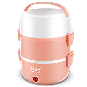 Lonchera Eléctrica Lingrui de 1.1-1.2L con 2-4 Contenedores, Multifuncional, Calentador y Vaporizador, de Acero Inoxidable para Uso en Oficina - Product Image 2