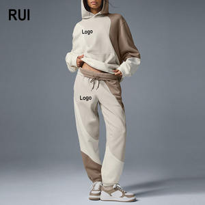 RUIQUWIN Otoño 2025 Conjunto Deportivo Casual Transpirable de Alta Calidad para Mujer, Venta al por Mayor Personalizada, Conjunto de 2 Piezas con Parches - Product Image 1