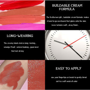 Hot Selling Makeup Blusher Moisturizing Long Lasting 6 Colors Cheek Lips Eyeshadow for Face Makeup - Product Image 4