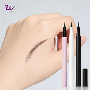 Lilywild - Delineador de Ojos Líquido Ultrafino con Punta de 0.1 mm, Suave, Resistente al Agua, de Larga Duración, <span class=keywords><strong>a</strong></span> Prueba de Sudor, con Efecto Realista de Cabello por Cabello - Product Image 5