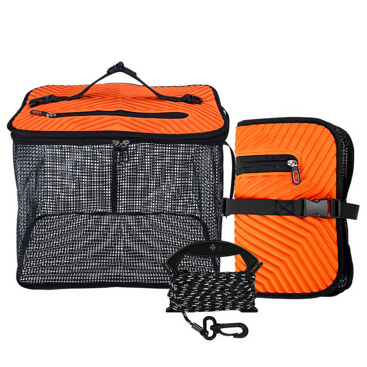 collapsible fish baskets pricing FLKQC Floatable Galvanized Steel Wire Baskets, Floatable Wire Fish Baskets,Portable Fishing Basket Fishing Net Cage (1) : Sports & Outdoors Durable and Compact wire design makes this collapsible basket perfect for live fish storage and easy transportation. Bass Pro Shops Deluxe Collapsible