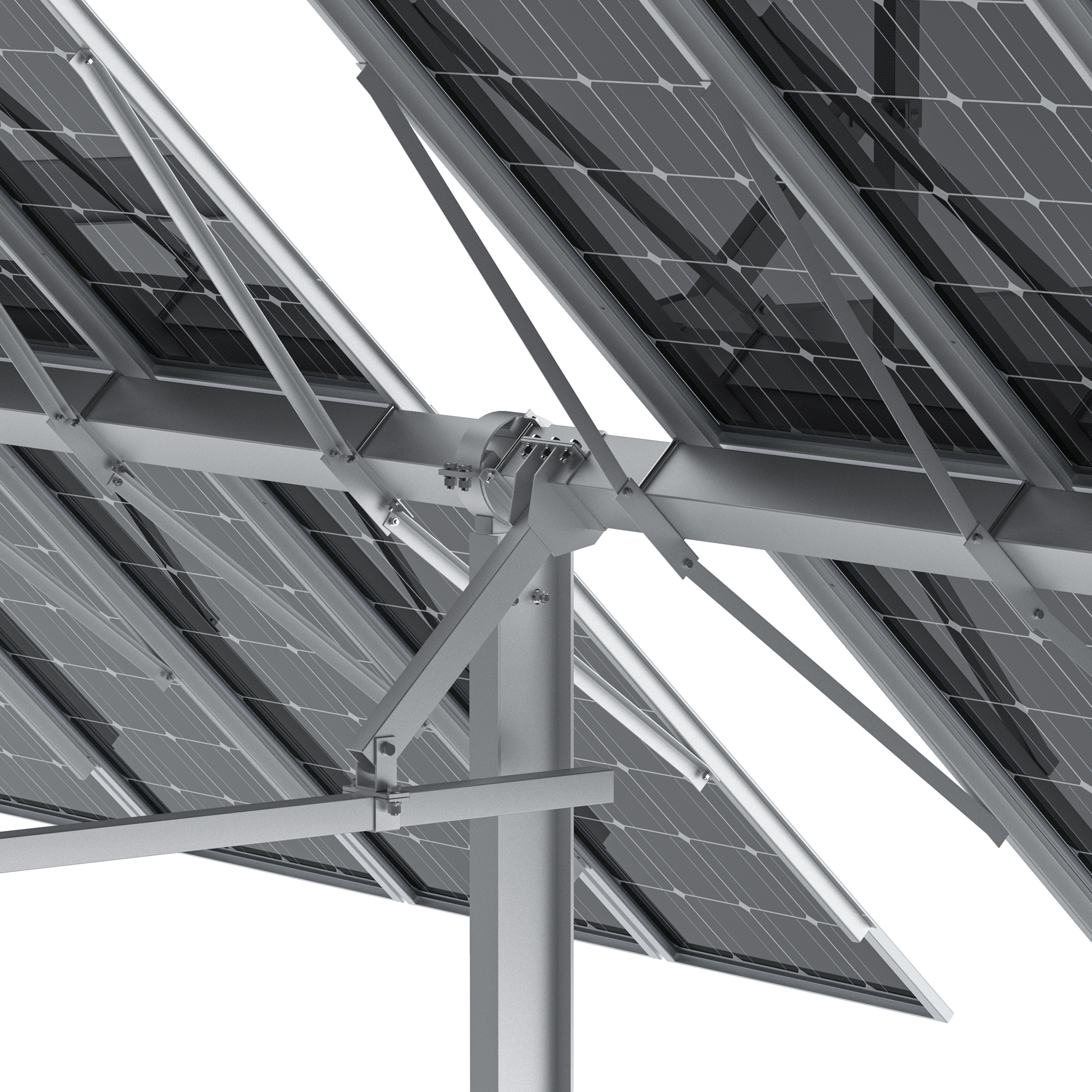 116kw HYP-2-264PV-78-ML-SD горячей окружающей среды одноосная система солнечной энергии с двумя осями высокой точности цена einachs солнечные системы Улавливателя солнечной энергии