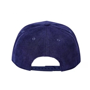 البحرية الأحمر عادي مخصص التطريز فارغة كودري حافة مسطحة Snapback قبعات 5 لوحة قبعات ترد لمكانها مع حبل - Product Image 4