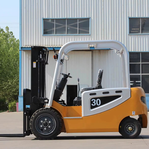 Chariot élévateur électrique de 3 tonnes, corps compact, direction facile, capable de manœuvrer librement dans les passages étroits, chariot élévateur électrique - Product Image 1