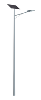 Nouvelle Conception Lampe Solaire Extérieure IP65 en Aluminium, Éclairage Public LED Étanche, Source Lumineuse LED, Cellule Solaire Mono-Silicium 9000