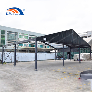 Phong Cách Mới 15M Màu Đen Nhôm Rõ Ràng Khoảng Đa-Flex Lều Với Thép Ren Trang Trí Cho 500 Khách Sự Kiện Trong Uganda - Product Image 1