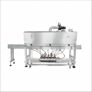 Machine d'étiquetage automatique pour manchons de nettoyant WC anti-corrosion - Applicateur de manchons rétractables haute vitesse pour bouteilles de produits chimiques quotidiens - Product Image 4