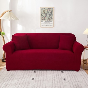Funda de Sofá Universal Clásica y Económica, Jacquard Rojo Vino, Fundas Elásticas <span class=keywords><strong>para</strong></span> Sofá, Protector de Muebles <span class=keywords><strong>para</strong></span> <span class=keywords><strong>Mascotas</strong></span> - Product Image 4
