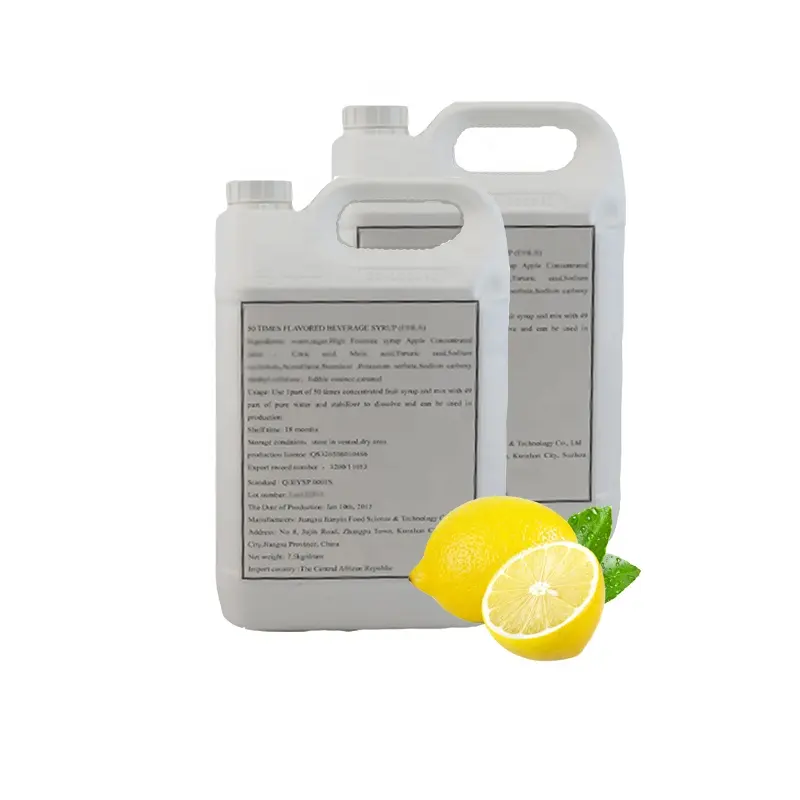 Formula per bevande all'acqua al gusto di limone 50 volte succo di sciroppo concentrato