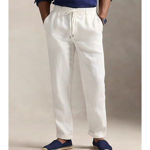 <span class=keywords><strong>Pantaloni</strong></span> Formali da <span class=keywords><strong>Uomo</strong></span> Personalizzati <span class=keywords><strong>100</strong></span>% <span class=keywords><strong>Lino</strong></span> <span class=keywords><strong>Pantaloni</strong></span> Casual da <span class=keywords><strong>Uomo</strong></span> a Vita Media in <span class=keywords><strong>Lino</strong></span> - Product Image 1