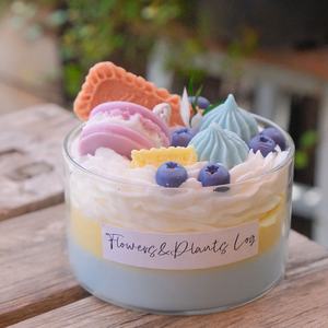 Bougie en cire de soja parfumée à la fraise, motif fruit, écologique, faite à la main <span class=keywords><strong>pour</strong></span> les desserts DIY, cadeaux, Halloween - Product Image 4