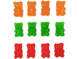 निजी लेबल निर्माता के भालू के आकार की चगी जेली कैंडी हलाल प्रमाणित वास्तविक फल रस स्वाद - Product Image 3