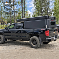 Coque de camping rigide de qualité supérieure pour pick-up, à levage vertical, étanche, pour les voyages tout-terrain, les excursions en autonomie et le camping.