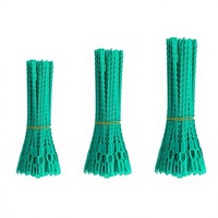 Attaches Réutilisables pour Plantes de Jardin, Sangles Réglables en Os de Poisson pour Soutien de Vignes, Arbustes, Tomates, Treillis, en PP Vert