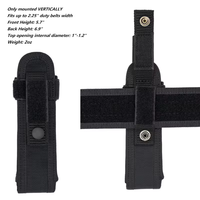 Étui tactique pour bâton télescopique pour ceinture de service, rotation universelle à 360 degrés, étui pour bâton extensible, support pour bâton