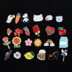 JinRuiXiang Factory's Custom Plating Soft Enamel Pins Customizable Anime Logo