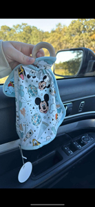 Coloful Cute Printing Bamboo Lovey con anillo <span class=keywords><strong>de</strong></span> madera Seguridad Niños Ropa <span class=keywords><strong>de</strong></span> cama Producto Ropa <span class=keywords><strong>de</strong></span> bebé Accesorio 2025 Soft Lovey - Product Image 2