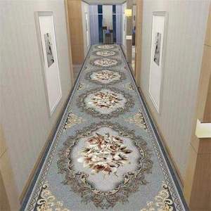 Très grand <span class=keywords><strong>tapis</strong></span> moderne fait à la machine, rétro, en polyester, puzzle, rectangle, pour exercice à domicile, couloir de prière, salon, hôtel - Product Image 2