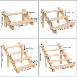 Chất Lượng Cao Bền Mạnh Mẽ Bằng Gỗ Ba-Tiered Hiện Đại Dễ Dàng Lắp Ráp Hộ Gia Đình Các Mặt Hàng Đồ Chơi Lưu Trữ Hiển Thị Giá Và Đồ Trang Sức Chủ - Product Image 1