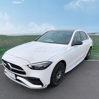 Pour Mercedes Benz classe C W206 AMG C200 C260 C43 Kit de carrosserie Brabus protecteur de pare-chocs avant Spoiler lèvre couverture accessoires de voiture