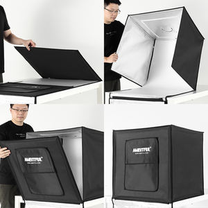 AMBITFUL 80cm Tamaño grande LED Photo Studio Led Light Softbox Photobox Fondo Shooting Tent con papel de fondo de 5 colores - Product Image 3