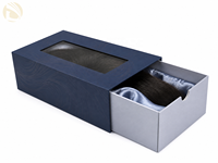 Boîte cadeau de luxe personnalisée avec logo pour perruques, extensions de cheveux naturels et tissages, avec sac en satin