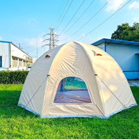 Tente sphérique gonflable octogonale intégrée - Abri dôme imperméable à montage rapide pour événements extérieurs, camping et fêtes