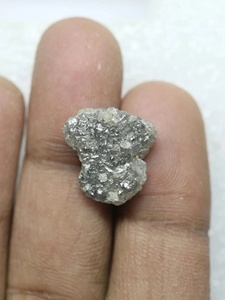 เพชรหายาก 14.60 กะรัต เพชรดิบธรรมชาติจากแอฟริกา: เพชรสีเทาที่ยังไม่ได้ขัดเงา - Product Image 5