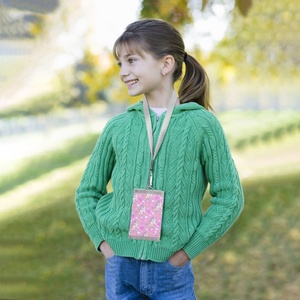 <b>Small</b> Custom Logo Nylon Foldable Girls Coin <b>Purse</b> Short Card Holder Kids Wallet With Rope - Product Image 6