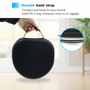 Étui de transport rigide en EVA avec fermeture éclair, étanche et antichoc, personnalisable avec logo, pour <span class=keywords><strong>Air</strong></span> <span class=keywords><strong>Pods</strong></span> <span class=keywords><strong>Max</strong></span> - Product Image 3