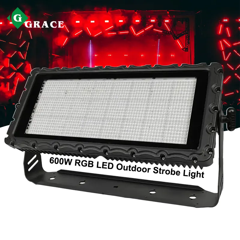 그레이스 IP65 방수 DMX RGB 600w LED 무대 스트로브 빛