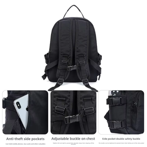 Haut de gamme hommes grande capacité étanche Oxford sac à dos pour ordinateur portable à la mode ordinateur épaules sac fermeture éclair pour étudiants école - Product Image 4