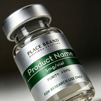 Autocollants personnalisés en PVC argenté mat brossé, résistants à la chaleur, forte adhérence, étiquettes pour flacons de peptides, adaptés aux contenances de 3 ml/5 ml/10 ml, personnalisables