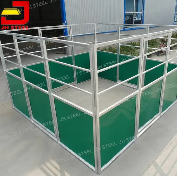 Temporary plastic cheap prefab modular portable horse stalls equipment for horses equine products horse stable