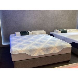 Colchón de cama con carcasa exterior, cubierta de colchón de espuma de refrigeración con cremallera - Product Image 1